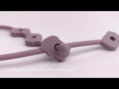 एडजस्टेबल टीथिंग डमी बेबी सिलिकॉन प्रोडक्ट पैसिफायर चेन क्लिप