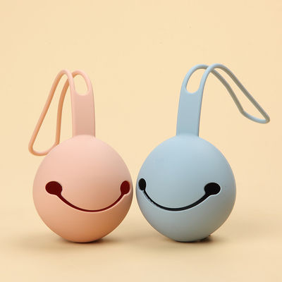 यात्रा के लिए पोर्टेबल स्टर्डी स्ट्रैप सिलिकॉन पेसिफायर केस मल्टीफंक्शनल